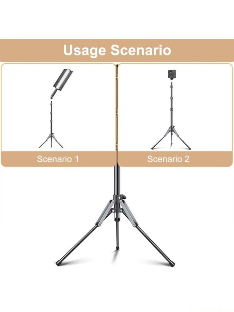 Photography And Videography Lighting - E56B تركيبات ألومنيوم ثلاثية القوائم للتصوير