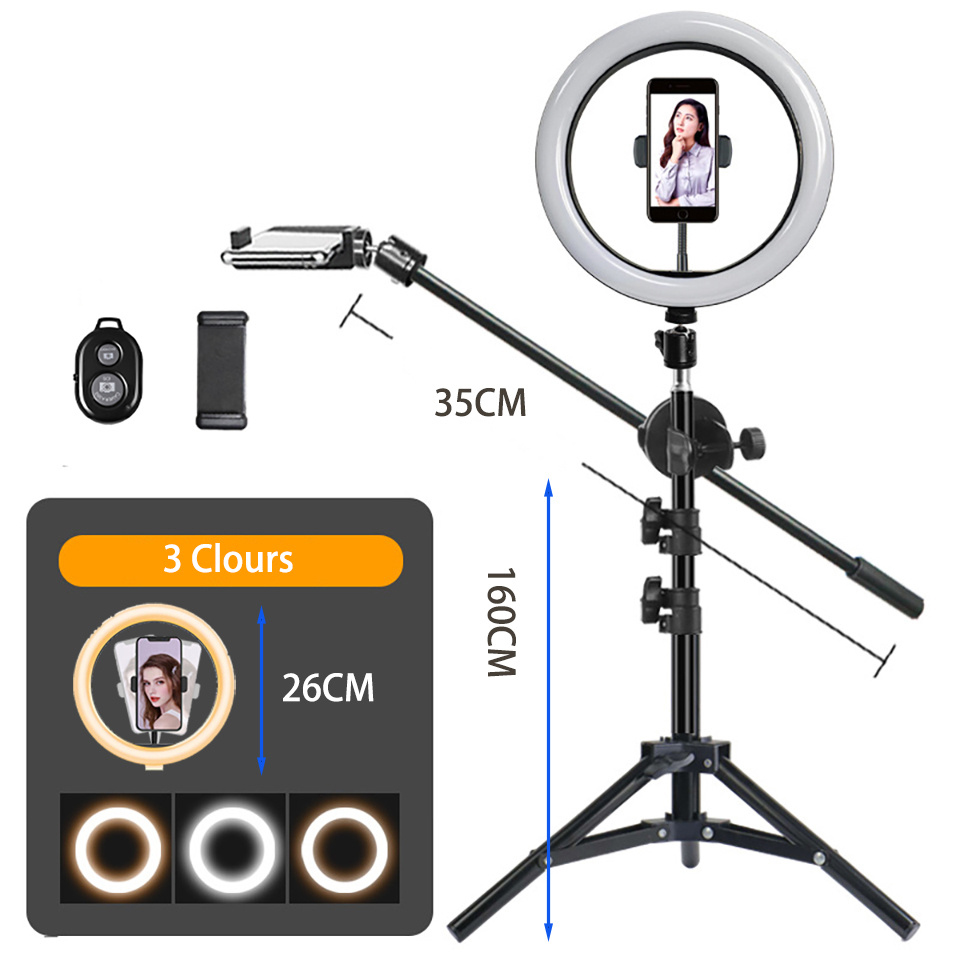 Photography Lighting For Studio - إضاءة حلقية LED للتصوير الفوتوغرافي بقطر