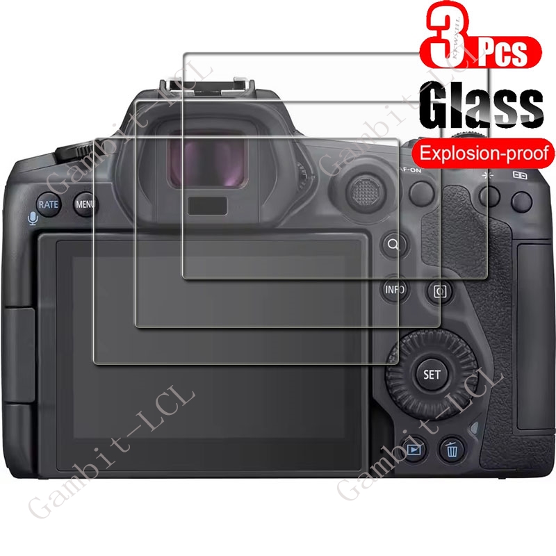 Nikon Camera D3500 - 3 قطعة الزجاج المقسى لكانون EOS
