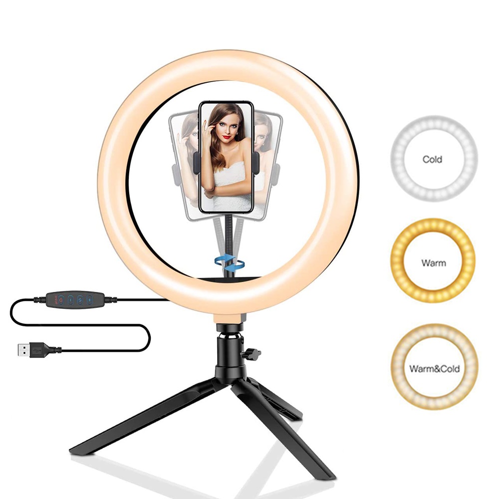 Macro Photography Lighting Kit - 26 سنتيمتر 10 بوصة Led حلقة