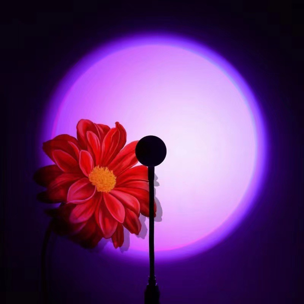 Photography Lighting Mood - مصباح إسقاط ضوئي LED RGB بتأثير