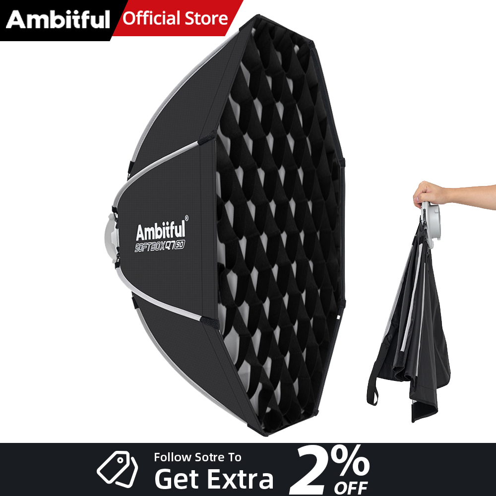 Photography Studio Lighting Set Up - صندوق إضاءة AMBITFUL Q7II 55/65/90 سم