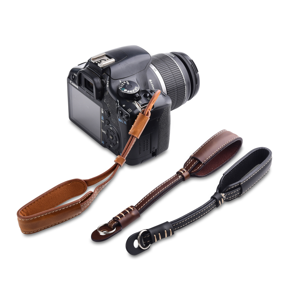 Nikon Camera D3500 - كاميرا جلدية قبضة اليد حلقة معدنية