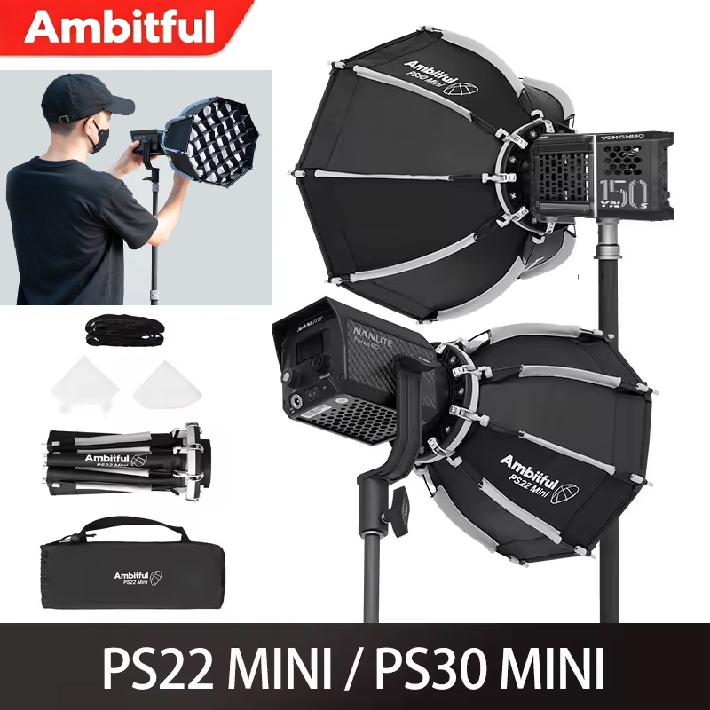 Photography And Videography Lighting - صندوق إضاءة ناعم من نوع Ambitful