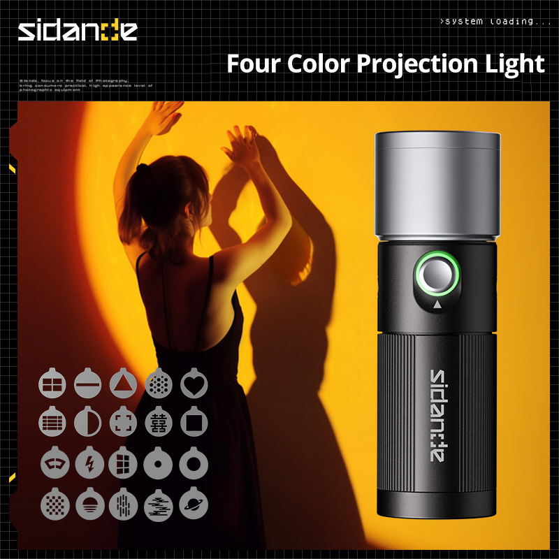 Photography And Videography Lighting - SIDANDE مصباح يدوي للتصوير الفوتوغرافي زوومابلي