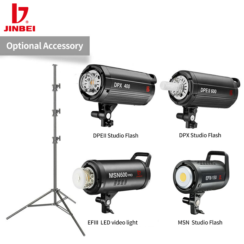 حامل إضاءة احترافي JINBEI MZ-2 - مراجعة Photography Lighting For Studio وسعره