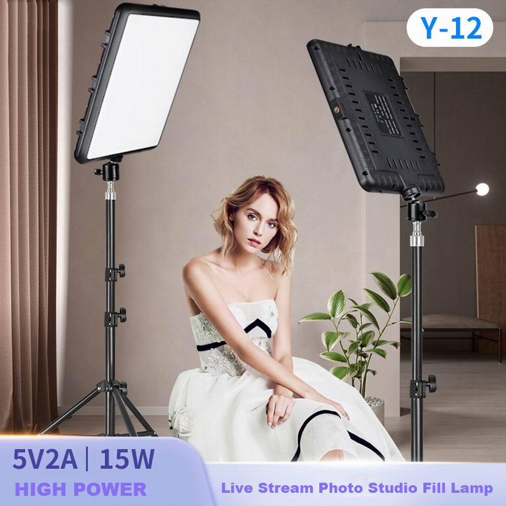 لوحة LED احترافية ثنائية اللون - مراجعة Photography Studio Lighting Set Up وسعره
