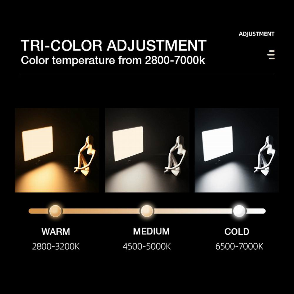 لوحة LED احترافية ثنائية اللون - مراجعة Photography Studio Lighting Set Up وسعره