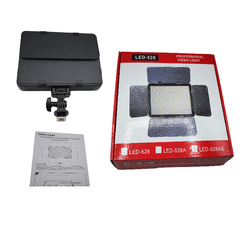 معدات إضاءة LED-528AS عالية ال - مراجعة Photography Studio Lighting Set Up وسعره