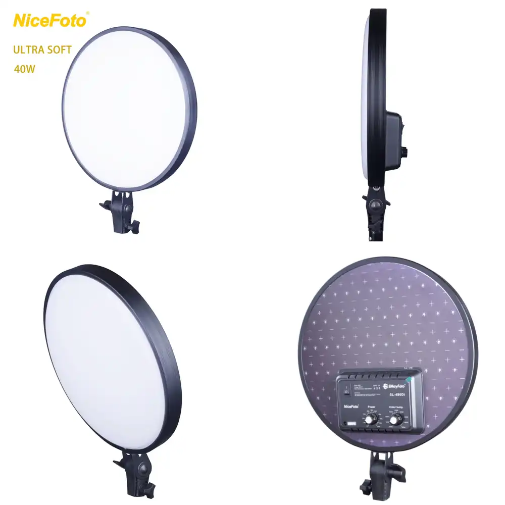 ضوء استوديو دائري ناعم للغاية  - مراجعة Photography And Videography Lighting وسعره