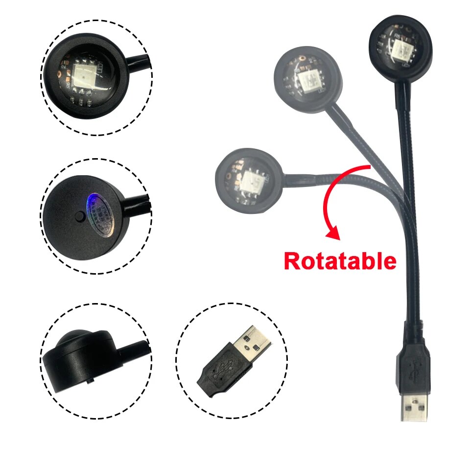 MeeToo USB غروب الشمس المزاج م - مراجعة Photography Lighting Mood وسعره