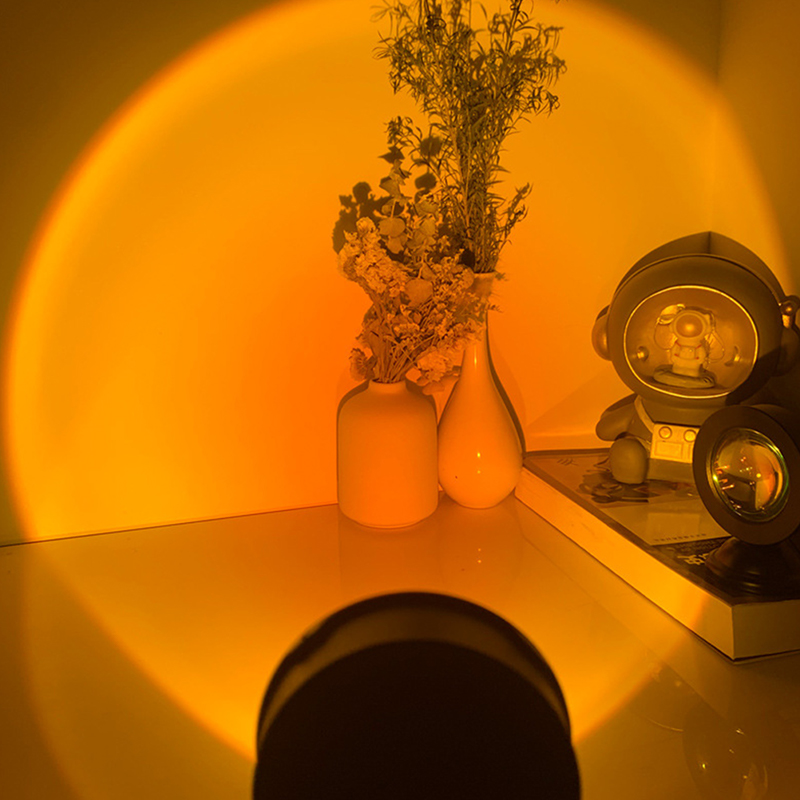 المحمولة LED USB الغروب مصباح  - مراجعة Photography Lighting Mood وسعره