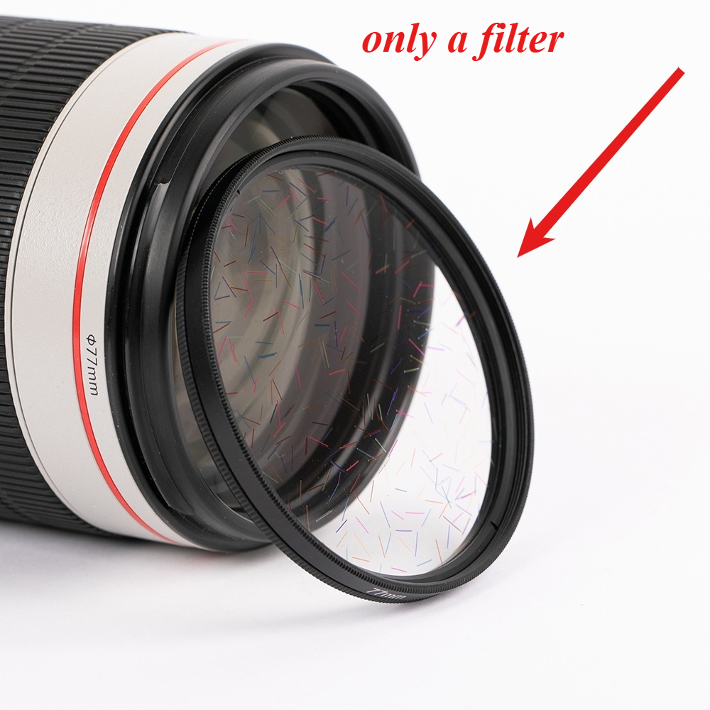 فلتر أشعة النجوم الملون يضيء ب - مراجعة Photography And Videography Lighting وسعره