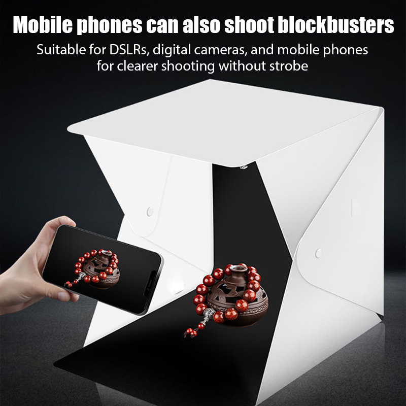 صندوق الضوء صندوق إضاءة صغير ا - مراجعة Macro Photography Lighting Kit وسعره