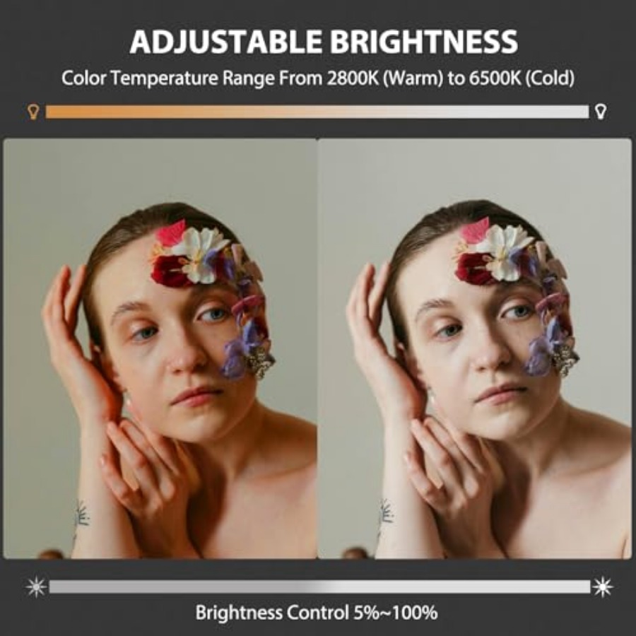 ضوء فيديو LED محمول بقوة 60 وا - مراجعة Photography Lighting For Studio وسعره