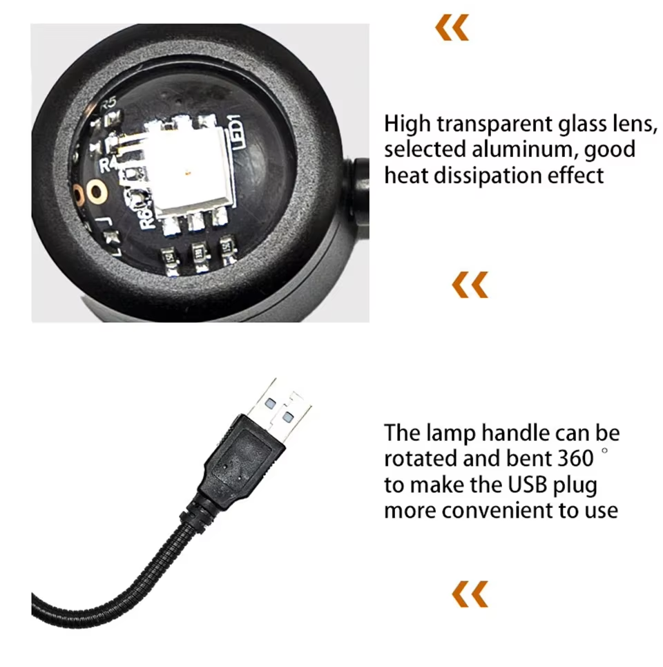 مصباح إسقاط ضوئي LED من HOMEFI - مراجعة Photography Lighting Mood وسعره