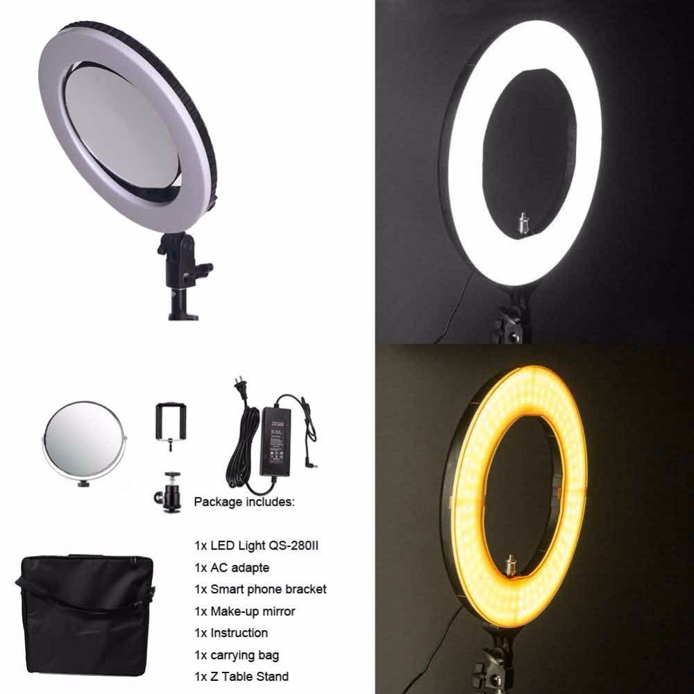 10 ''QS-280II 95RA ثنائي اللون - مراجعة Photography Lighting Learning وسعره
