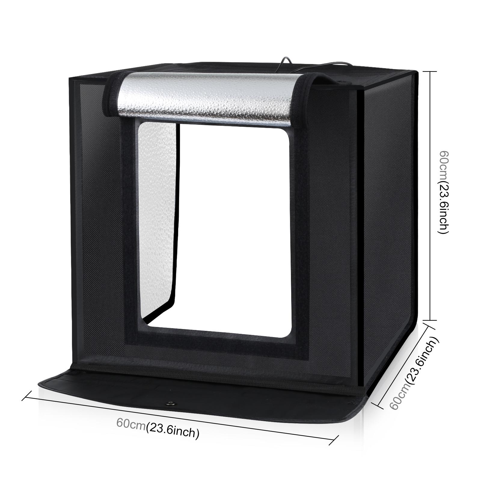 PULUZ 60 سنتيمتر استوديو الصور - مراجعة Macro Photography Lighting Kit وسعره