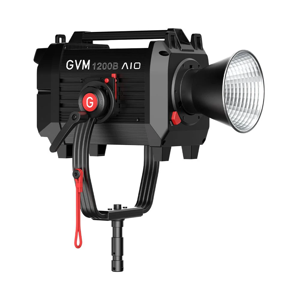 ضوء LED مستمر GVM SD1200B AIO  - مراجعة Photography Lighting For Studio وسعره