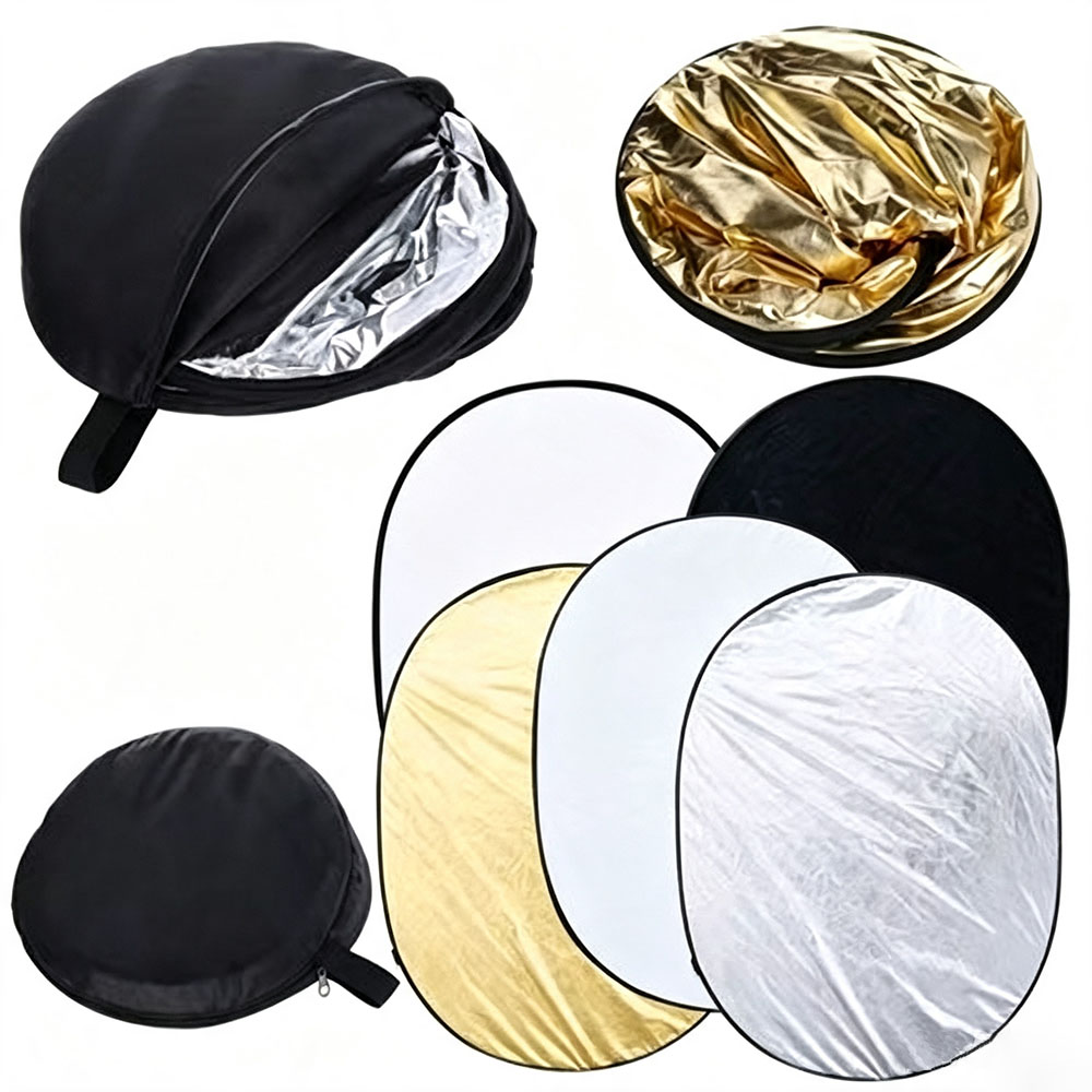 عاكس ضوء محمول قابل للطي 5 في  - مراجعة Photography Lighting For Studio وسعره