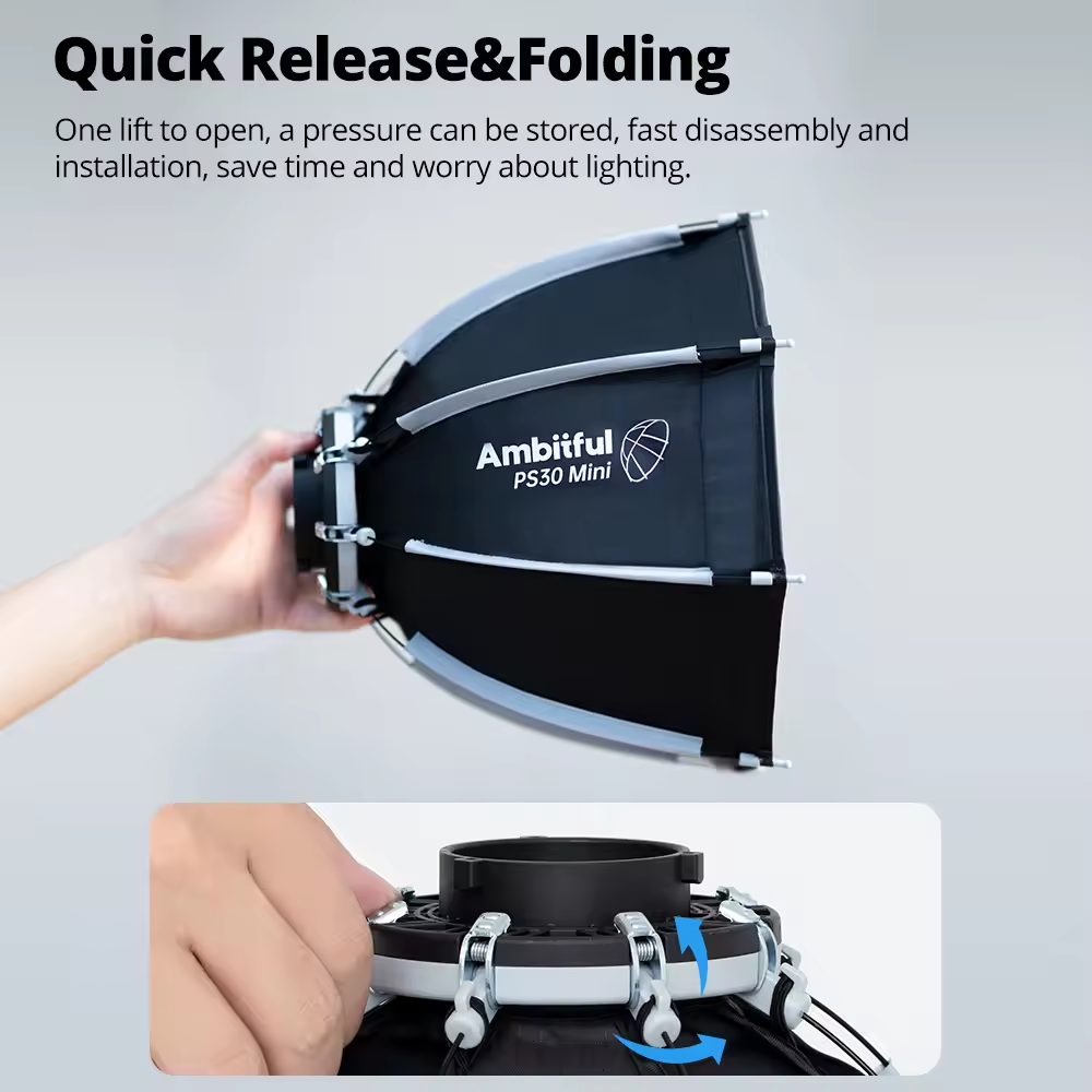 صندوق إضاءة ناعم من نوع Ambitf - مراجعة Photography And Videography Lighting وسعره
