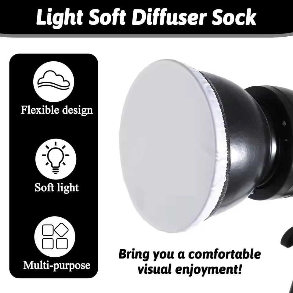 1/3/5/10 قطع قماش ناشر ضوء ناع - مراجعة Macro Photography Lighting Kit وسعره
