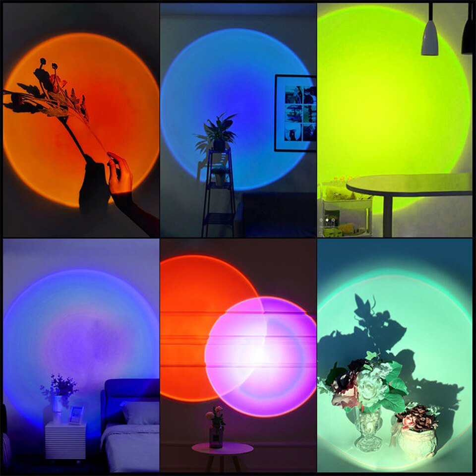 ZK40 LED مصباح غروب الشمس أضوا - مراجعة Photography Lighting Mood وسعره