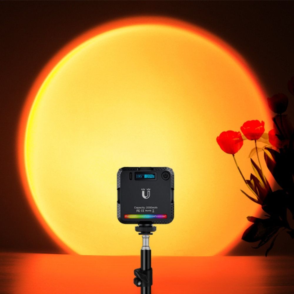 المزاج الإضاءة RGB غروب الشمس  - مراجعة Photography Lighting Mood وسعره